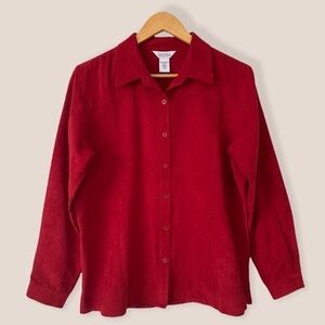 Northern Reflections Red Button Down Shirt